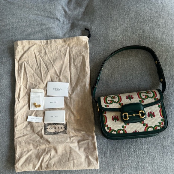 Gucci Handbags - Gucci 100 collection Horsebit 1955 Shoulder bag